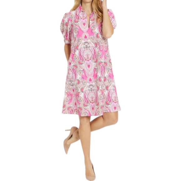 NEW JUDE CONNALLY emerson dress in oasis paisley peony
